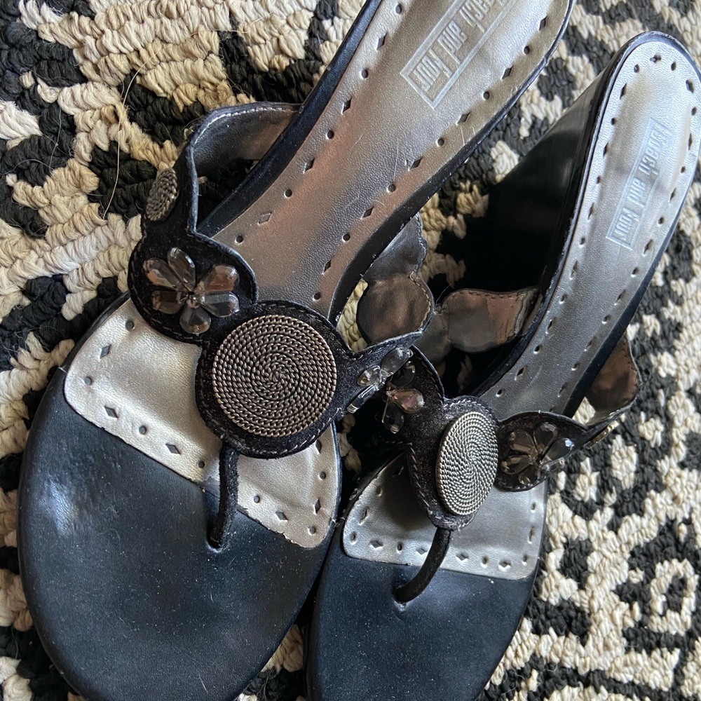 Coach and four wedge sandals 8